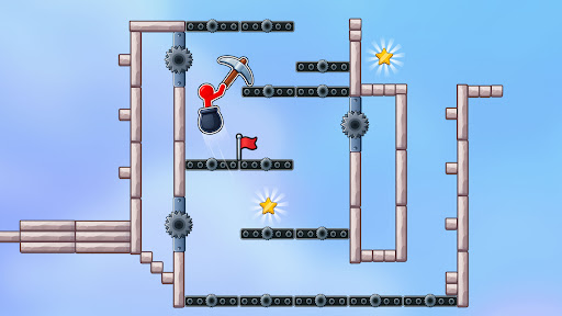 Stickman Hammer Challenge Game ekran görüntüsü