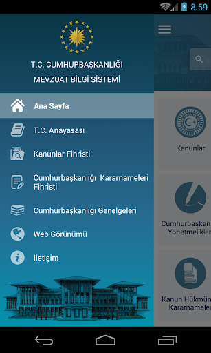 T.C. Mevzuat Bilgi Sistemi ekran görüntüsü