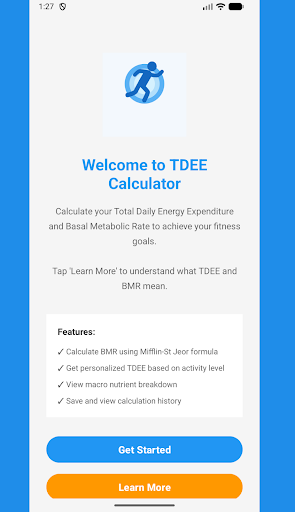 TDEE Calculator ekran görüntüsü