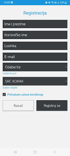 SRC Korak ekran görüntüsü