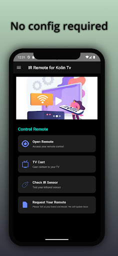 Remote for Kolin tv ekran görüntüsü
