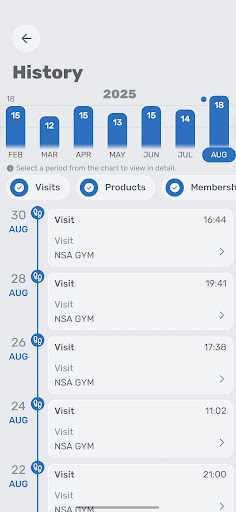 NSA GYM ekran görüntüsü