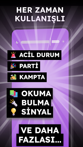 LCD Işık El Feneri ve Ekran ekran görüntüsü