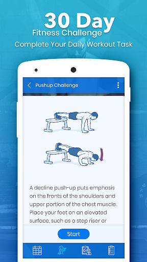 30 Day Fitness Challenge - Hom ekran görüntüsü
