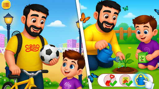 My Super Dad : Life Story Game ekran görüntüsü