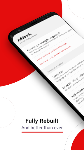 Samsung Internet için AdBlock ekran görüntüsü