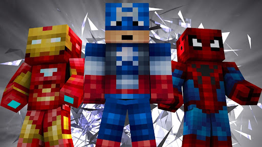 Superheroes Mod for Minecraft ekran görüntüsü