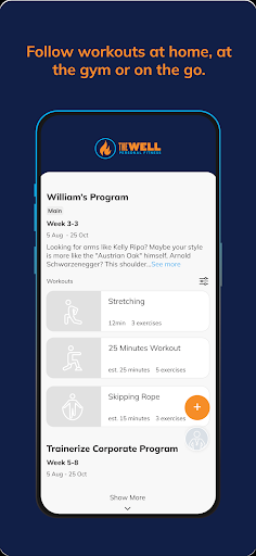 The Well Personal Fitness ekran görüntüsü