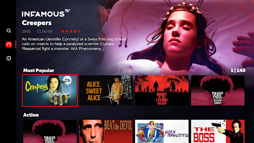 InFamous TV ekran görüntüsü