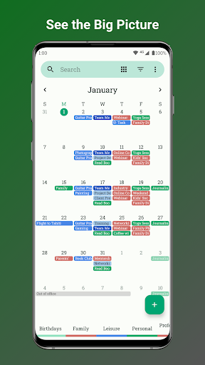 Fossify Calendar ekran görüntüsü