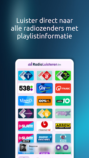RadioLuisteren.fm - Live radio ekran görüntüsü