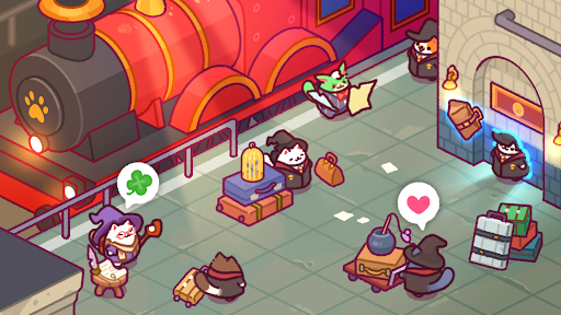Cat Magic School : Cute Tycoon ekran görüntüsü