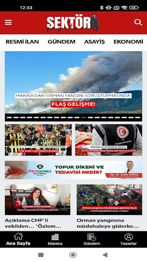 Sektör Gazetesi ekran görüntüsü