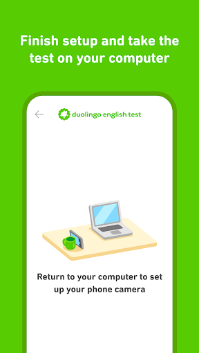 Duolingo English Test (DET) ekran görüntüsü