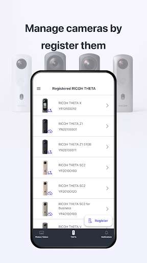 RICOH360:THETA Capture App ekran görüntüsü