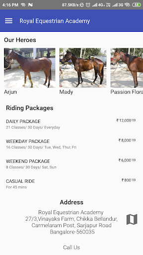 Horse Riding Classes Bangalore ekran görüntüsü