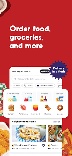 Seamless: Local Food Delivery ekran görüntüsü