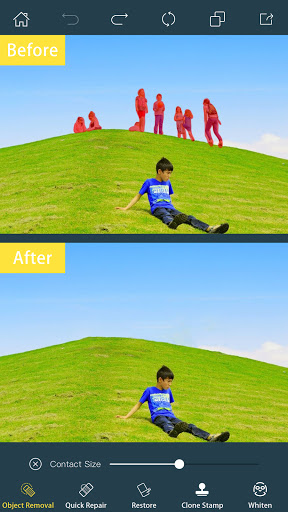 Photo Retouch-Nesne Silme ekran görüntüsü