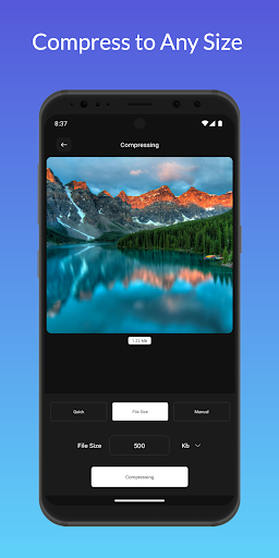Compress Photos & Videos Size ekran görüntüsü