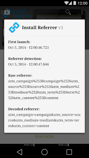 Install Referrer ekran görüntüsü
