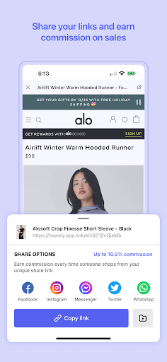 Mavely - Influencer Rewards ekran görüntüsü