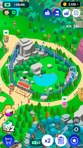 Idle Theme Park Tycoon ekran görüntüsü
