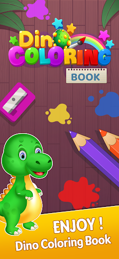 Dino Coloring & Drawing Book ekran görüntüsü