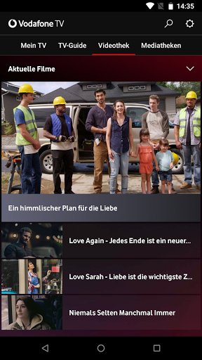Vodafone GigaTV Mobile ekran görüntüsü