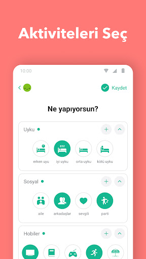 Daylio Günlük, Hatıra Defteri ekran görüntüsü