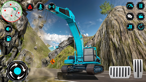 Heavy Excavator Rock Mining ekran görüntüsü
