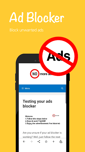 Banana Browser: Adblock, Secur ekran görüntüsü