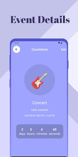 Event Tracker - Countdown Time ekran görüntüsü