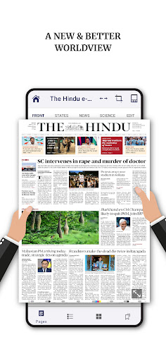 The Hindu ePaper: eNewspaper ekran görüntüsü