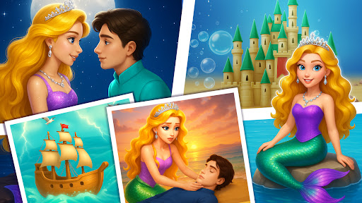 Mermaid Rescue Love Story Game ekran görüntüsü