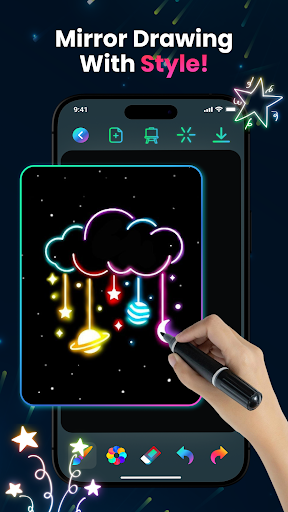 Magic Doodle: Glow Art Drawing ekran görüntüsü