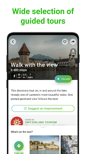 Lucerne Tour Guide:SmartGuide ekran görüntüsü
