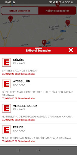 Eczanem Nerede ekran görüntüsü