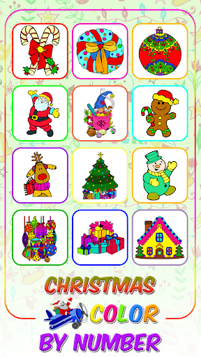 Christmas Color by Number ekran görüntüsü