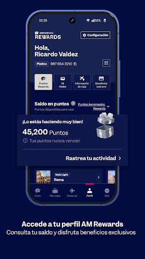 Aeroméxico ekran görüntüsü
