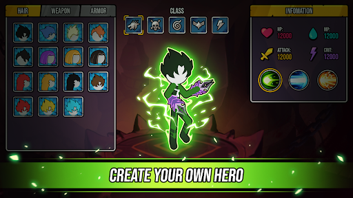 Super Stickman Dragon Warriors ekran görüntüsü