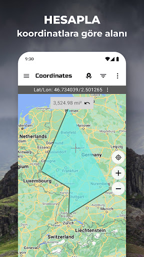 GPS Koordinatları Haritası ekran görüntüsü