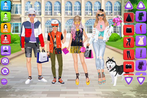 Superstar Family Dress Up Game ekran görüntüsü