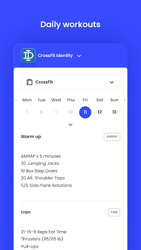 CrossFit Identity ekran görüntüsü