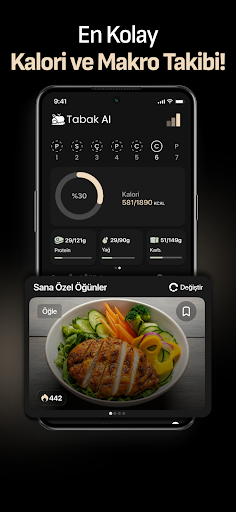 Tabak AI: Kalori & Diyet Takip ekran görüntüsü