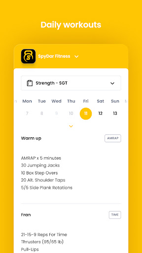 SpyDar Fitness ekran görüntüsü
