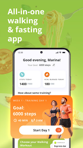 NutriWalking: Aralıklı Oruç ekran görüntüsü