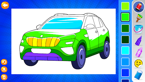 Car Coloring Games ekran görüntüsü
