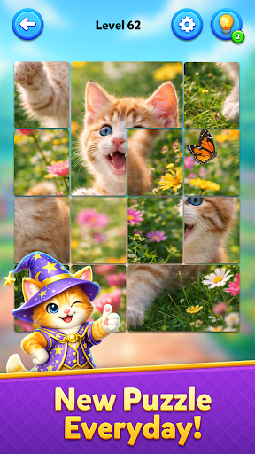 Jigsaw Solitaire: Jam Puzzle ekran görüntüsü