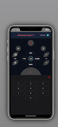 Remote for Avtech tv ekran görüntüsü