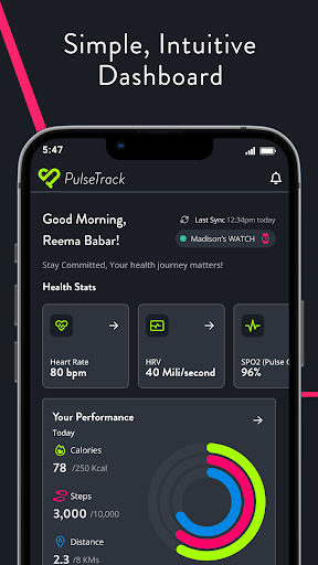 PulseTrack ekran görüntüsü